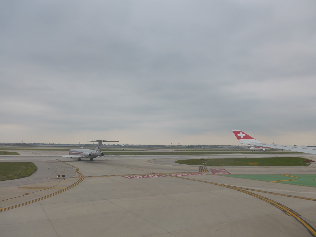 (152'097) - American am 6. Juli 2014 in Chicago, Airport O'Hare