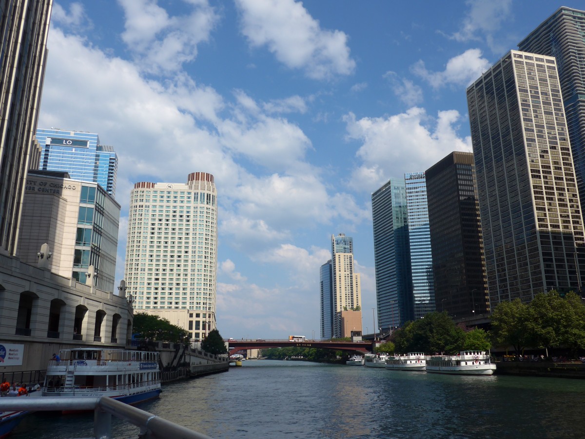 (152'770) - Auf dem Chicago River am 14. Juli 2014 in Chicago