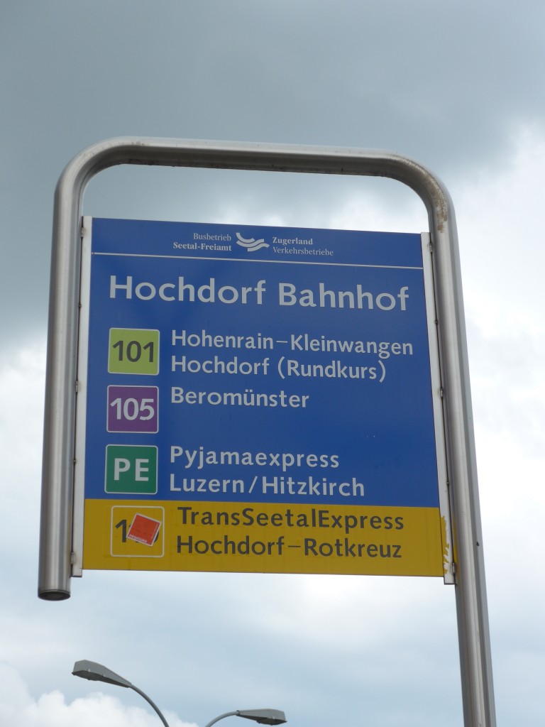 (153'538) - BSF/ZVB-Haltestelle - Hochdorf, Bahnhof - am 2. August 2014