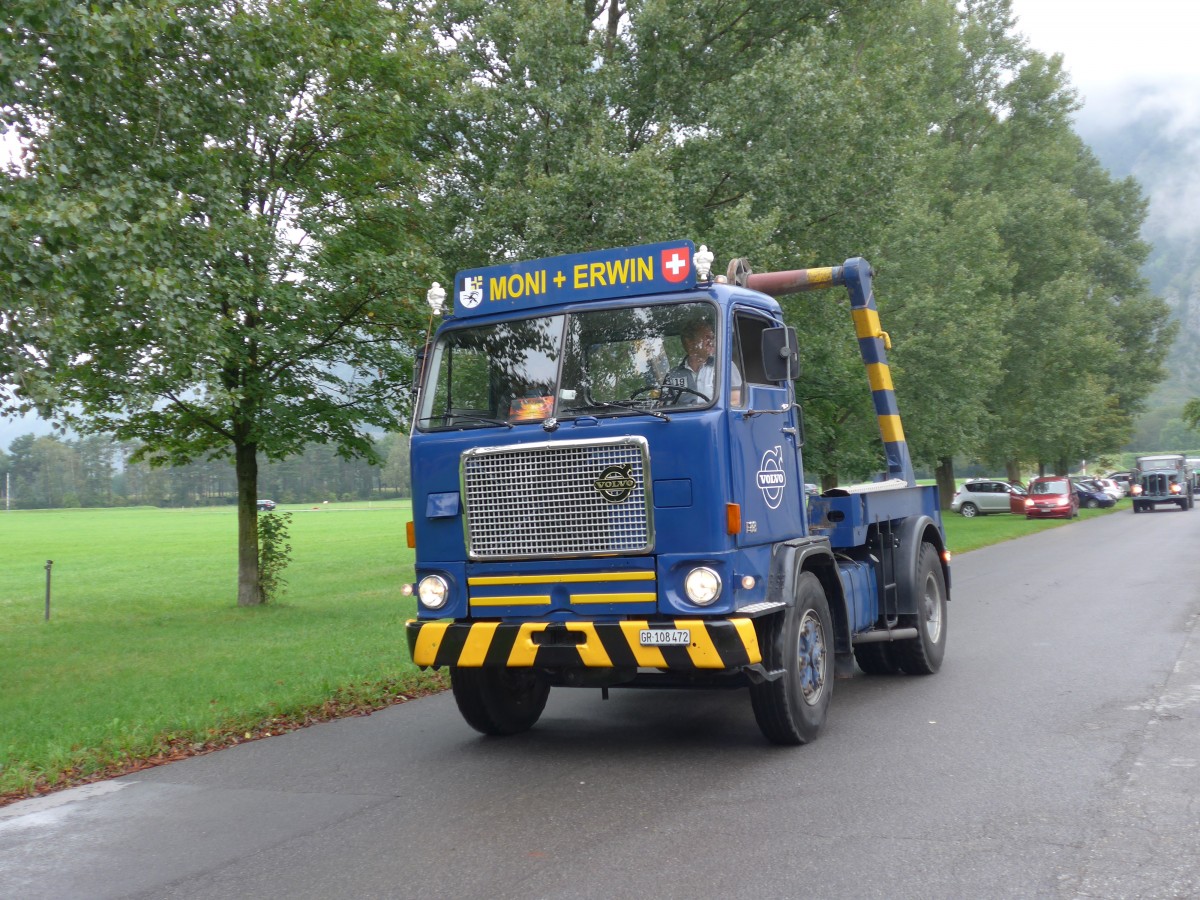 (155'064) - Moni+Erwin - GR 108'472 - Volvo am 13. September 2014 in Chur, Waffenplatz