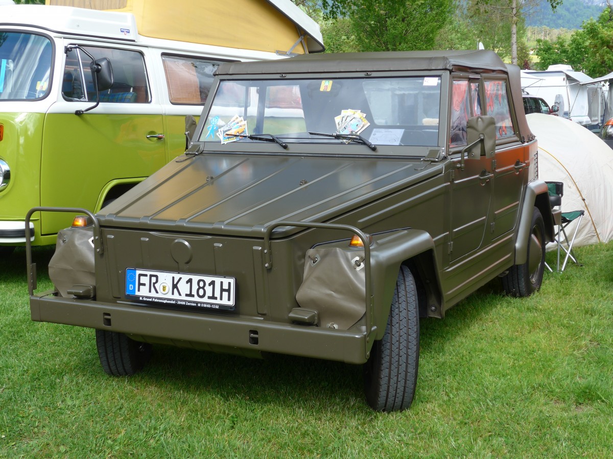 (160'262) - Volkswagen - FR-K 181H - am 9. Mai 2015 in Brienz, Camping Aaregg