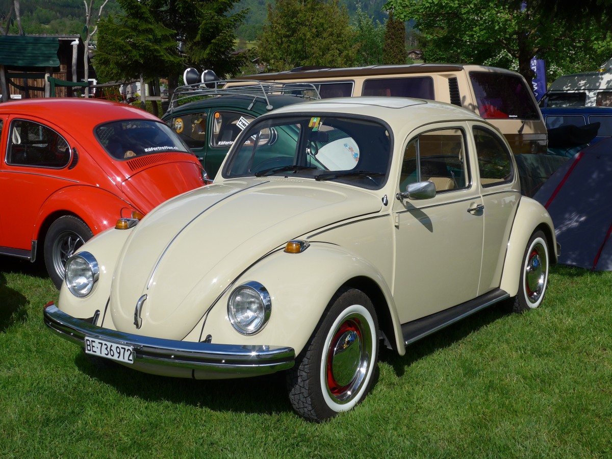 (160'331) - VW-Kfer - BE 736'972 - am 9. Mai 2015 in Brienz, Camping Aaregg