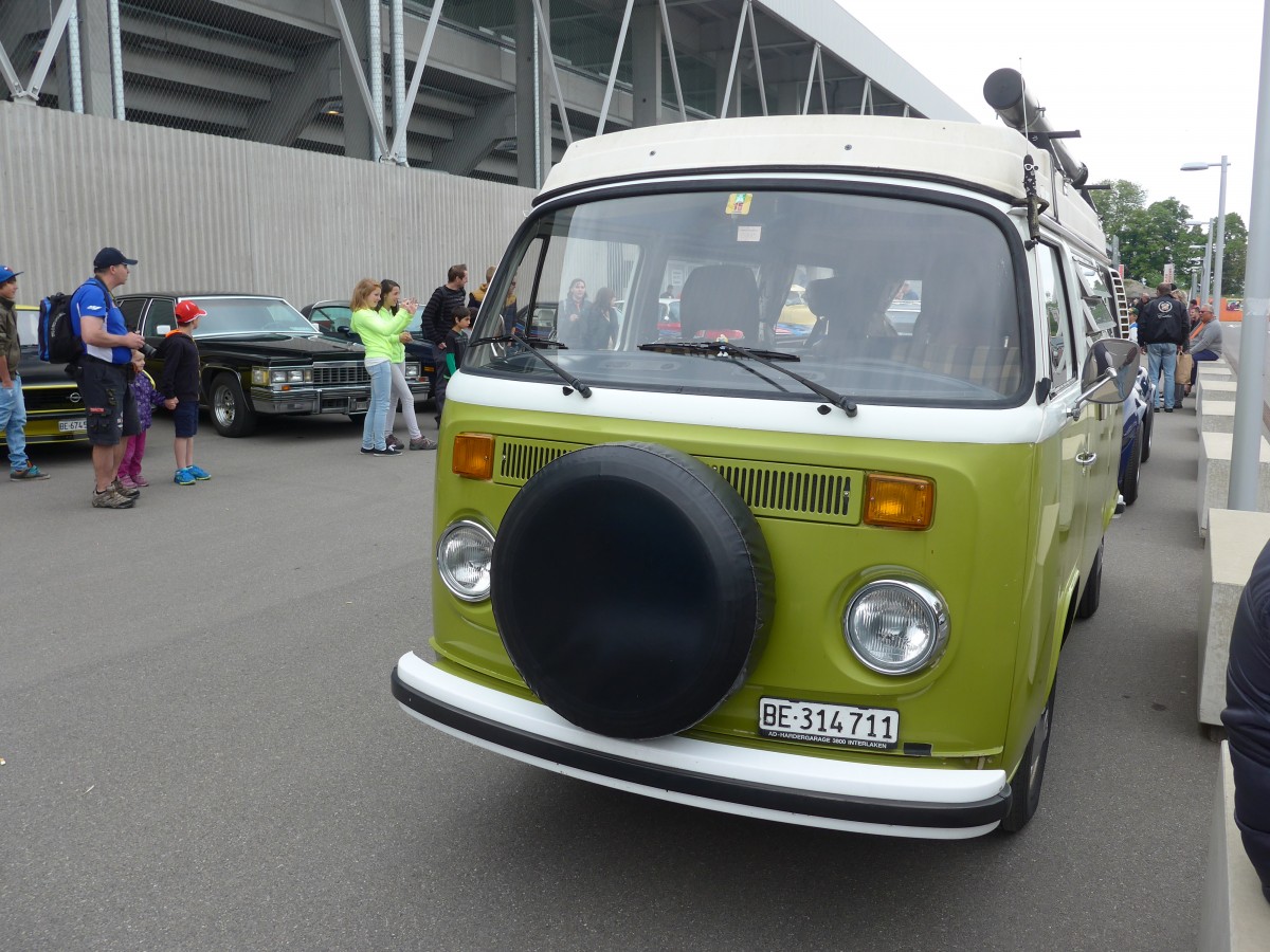 (160'811) - VW-Bus - BE 314'711 - am 23. Mai 2015 in Thun, Arena Thun