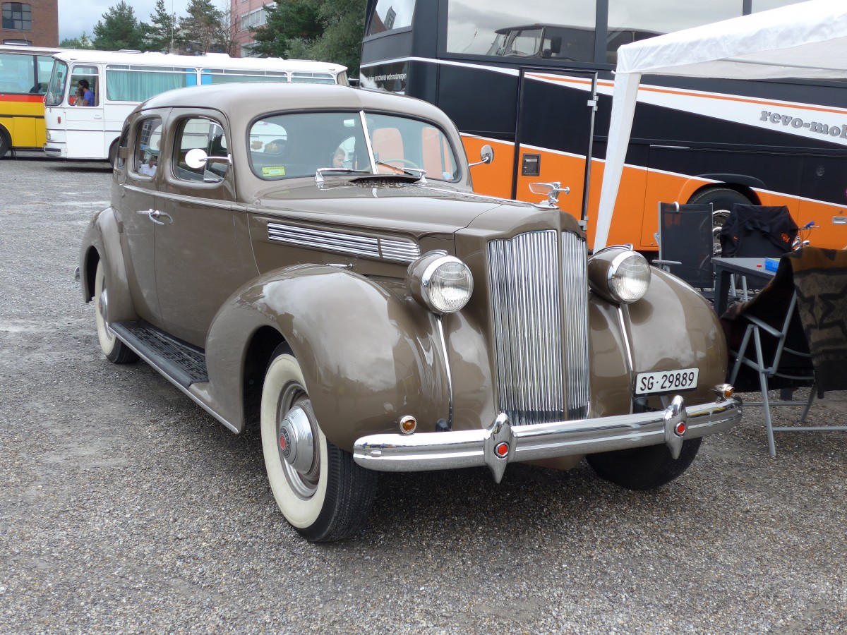 (163'557) - Packard - SG 29'889 - am 16. August 2015 in Schaan, Wohnbustreffen