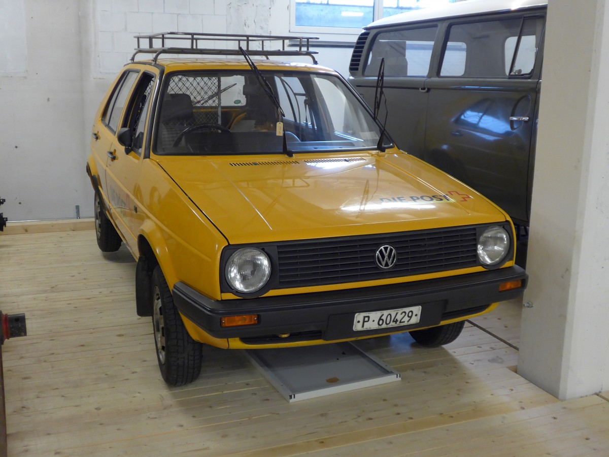 (164'637) - PTT-Regie - P 60'429 - Volkswagen am 13. September 2015 in Mamishaus, Depot MfK