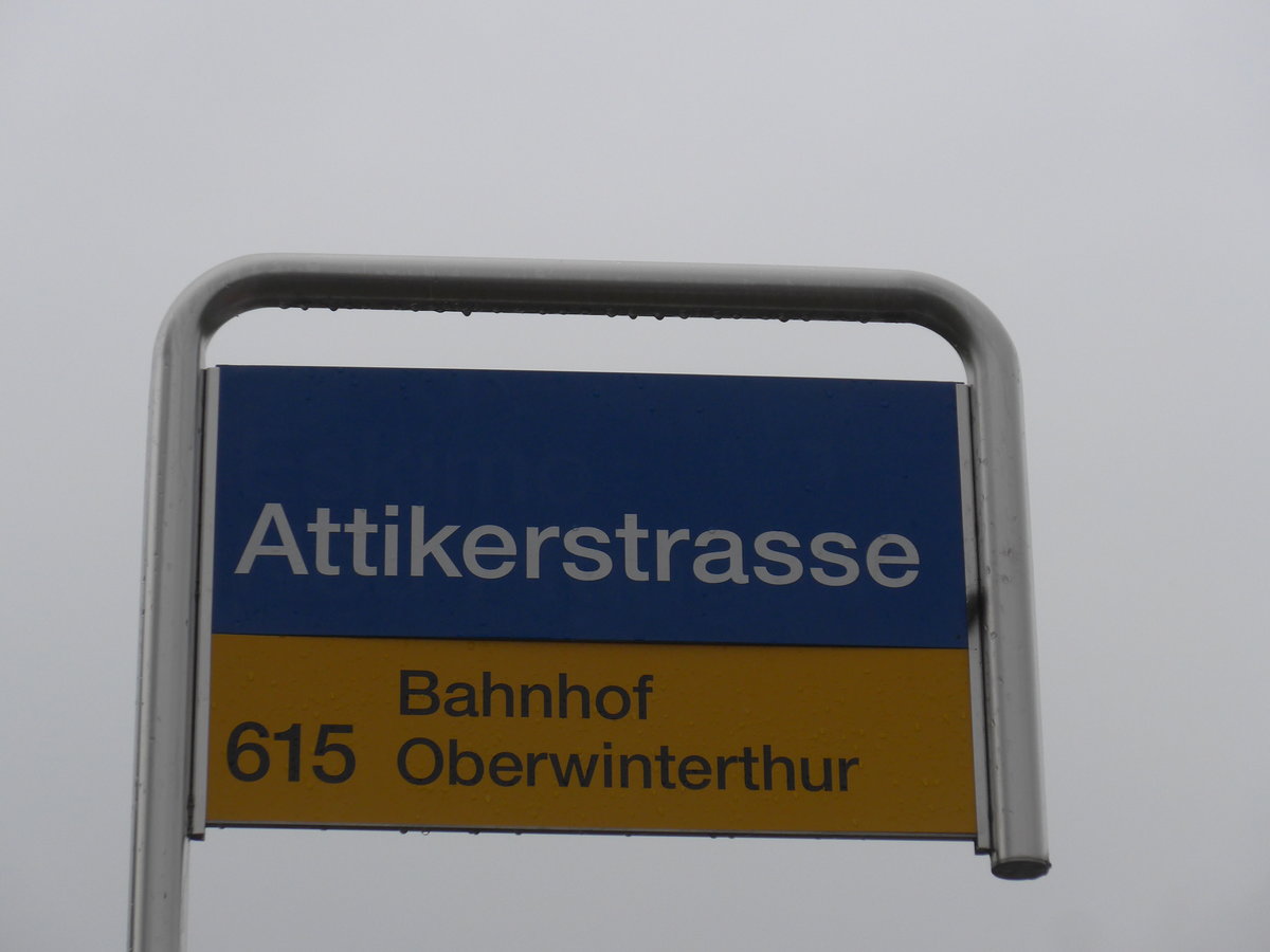 (179'653) - SW/PostAuto-Haltestelle - Wiesendangen, Attikerstrasse - am 16. April 2017