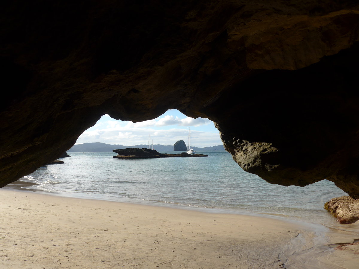 (190'587) - Cathedral Cove am 20. April 2018 bei Hahei
