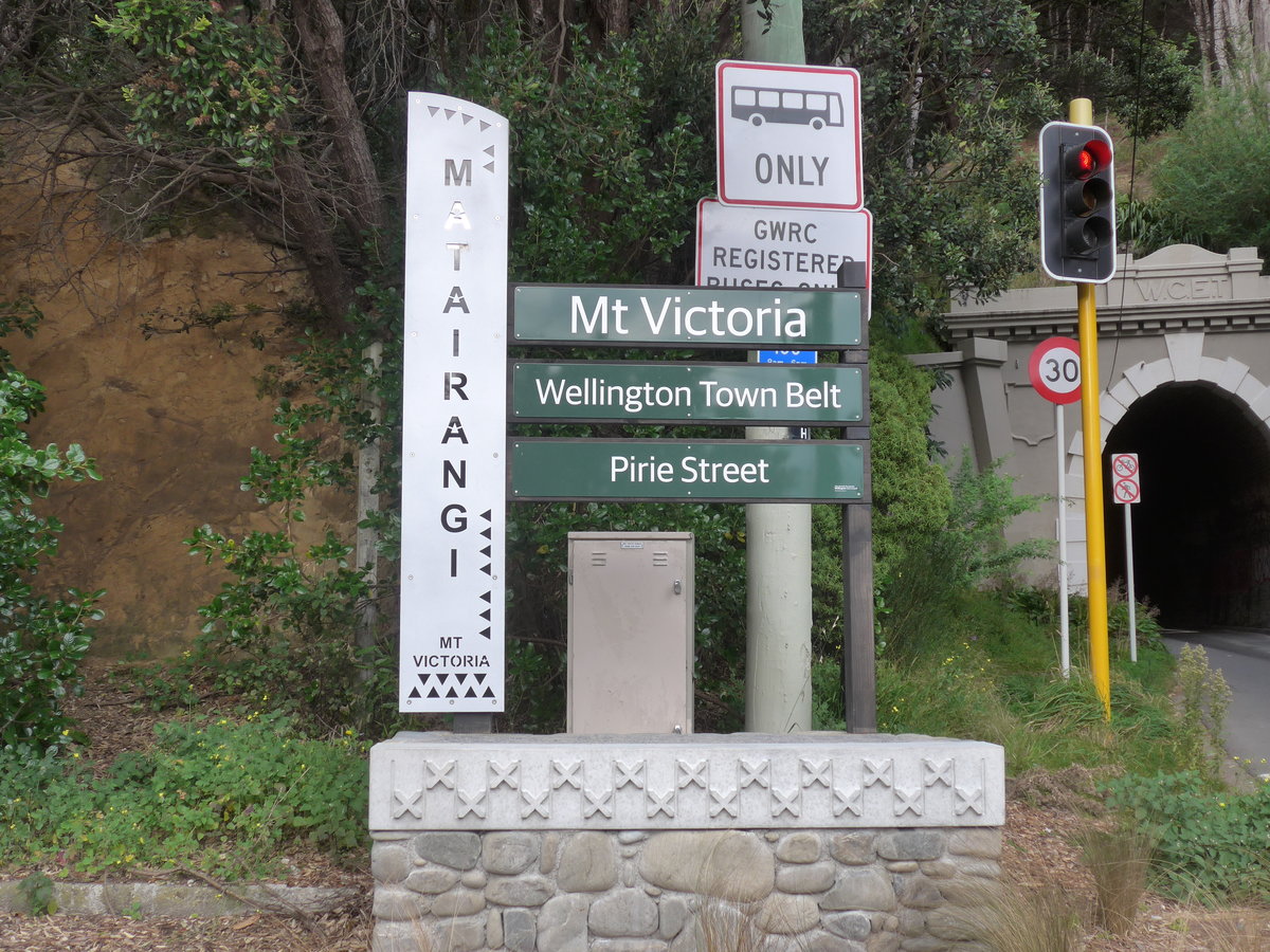 (191'786) - Matairangi Mt. Victoria am 27. April 2018 in Wellington