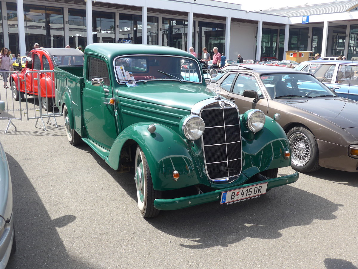(193'393) - Mercedes - B 415 DR - am 26. Mai 2018 in Friedrichshafen, Messe