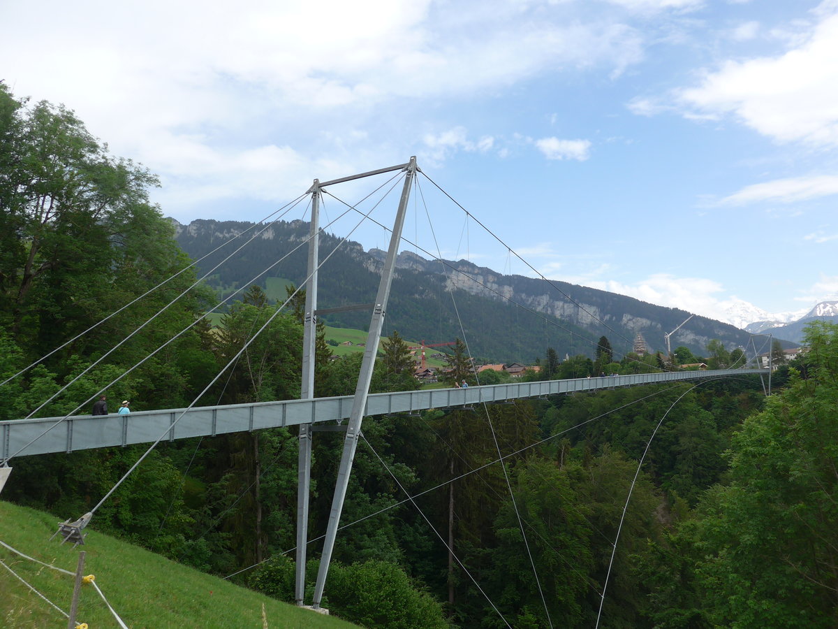 (193'604) - Die Panoramabrcke Aeschlen-Sigriswil am 27. Mai 2018 von Aeschlen aus