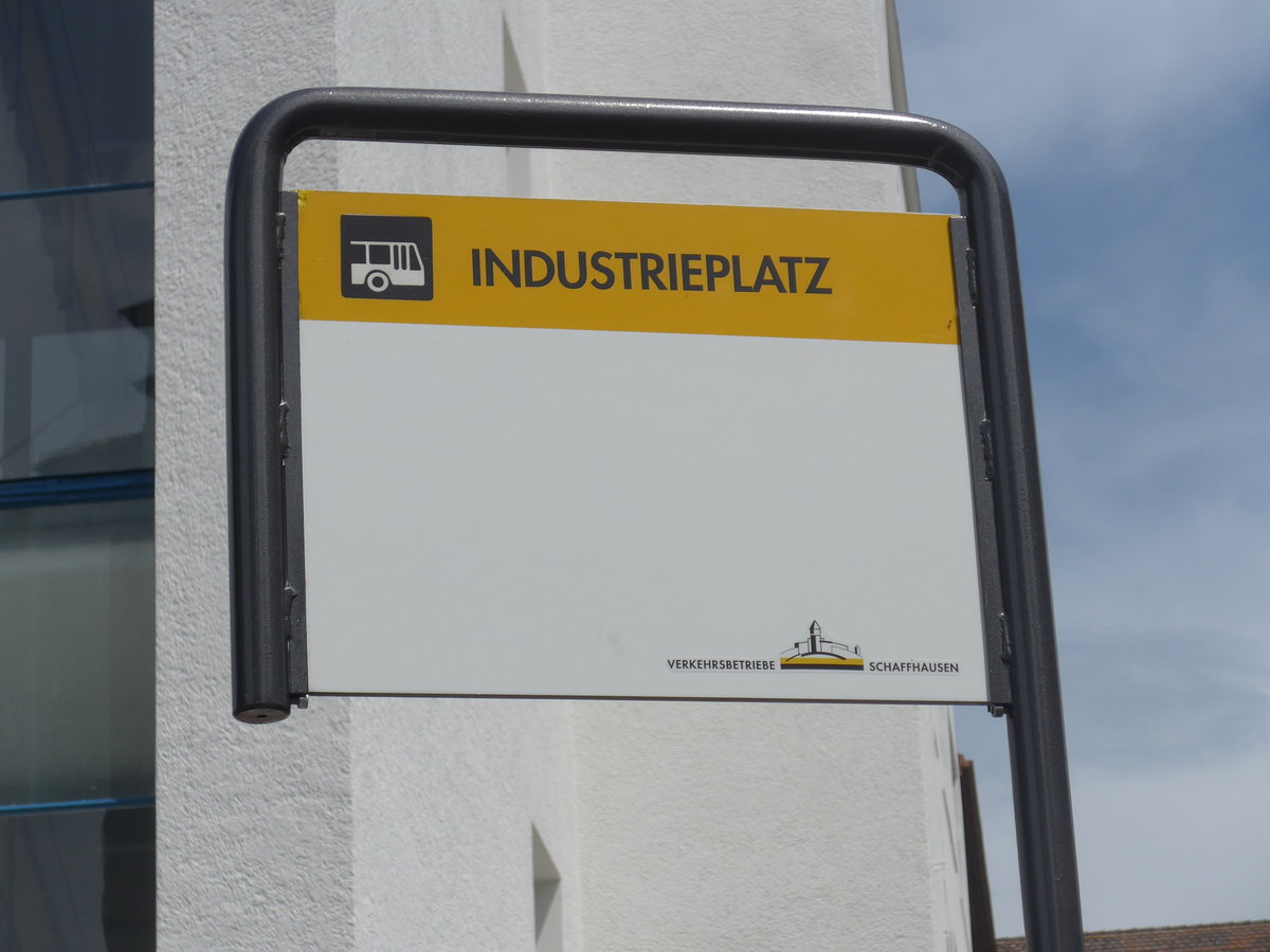 (193'957) - VBSH-Haltestelle - Neuhausen, Industrieplatz - am 10. Juni 2018