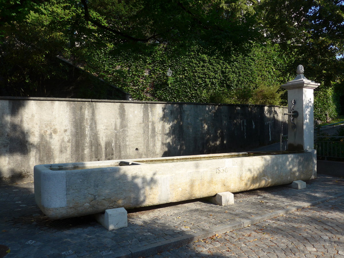 (194'653) - Brunnen von 1836 am 8. Juli 2018 in Steffisburg