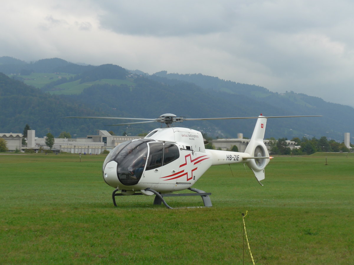 (196'465) - swiss helicopter - HB-ZIE - am 2. September 2018 in Thun, Allmend