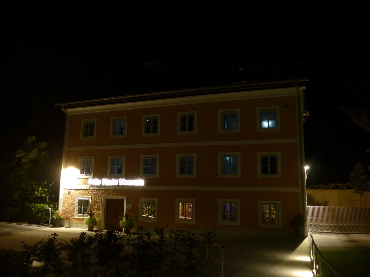 (197'597) - Stille-Nacht-Museum am 14. September 2018 in Oberndorf