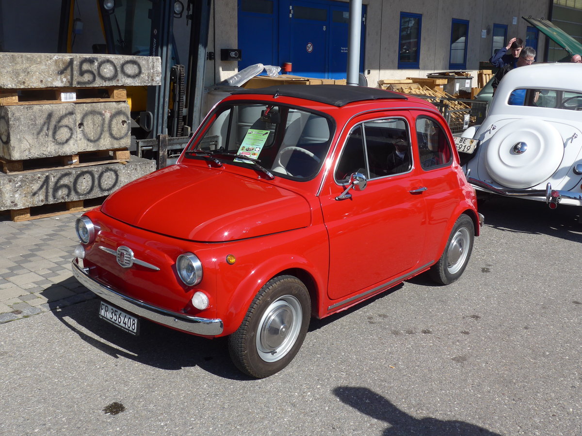 (203'144) - Fiat - FR 356'408 - am 24. Mrz 2019 in Granges-Paccot, Forum-Fribourg