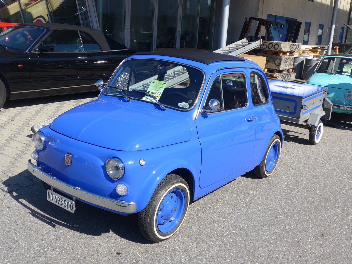 (203'146) - Fiat - VD 493'500 - am 24. Mrz 2019 in Granges-Paccot, Forum-Fribourg