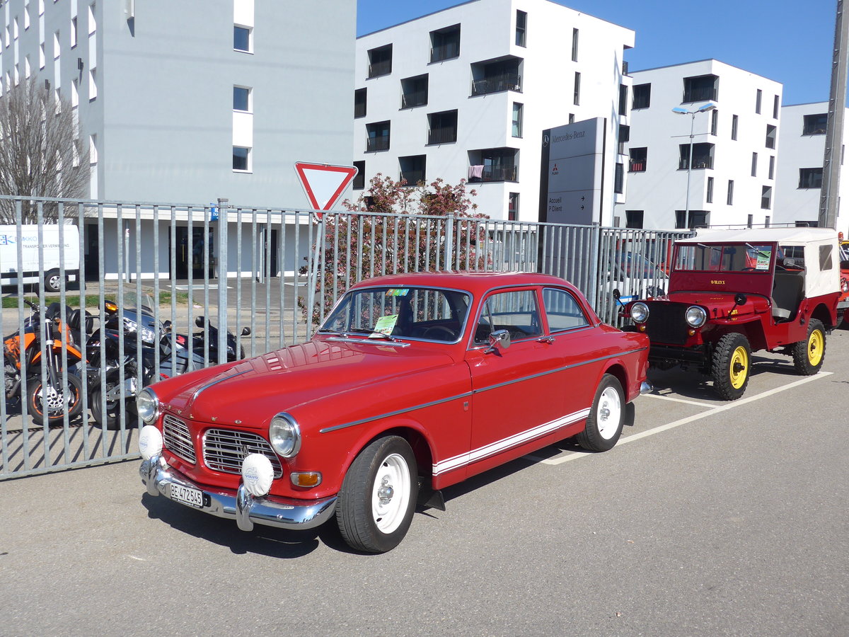 (203'150) - Volvo - BE 472'545 - am 24. Mrz 2019 in Granges-Paccot, Forum-Fribourg