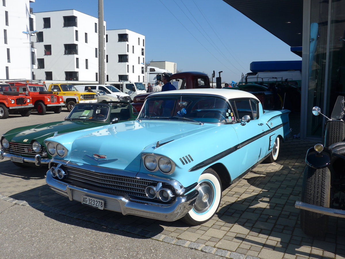 (203'154) - Chevrolet - AG 323'278 - am 24. Mrz 2019 in Granges-Paccot, Forum-Fribourg