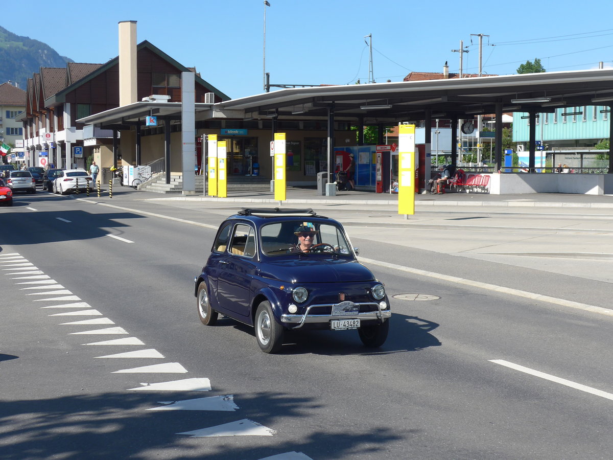 (206'162) - Fiat - LU 43'482 - am 8. Juni 2019 in Sarnen, OiO