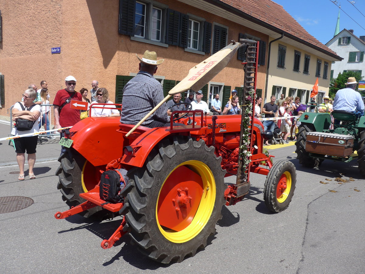 (206'705) - Bucher - ZH 5743 - am 23. Juni 2019 am Jodlerfest-Umzug in Winterthur