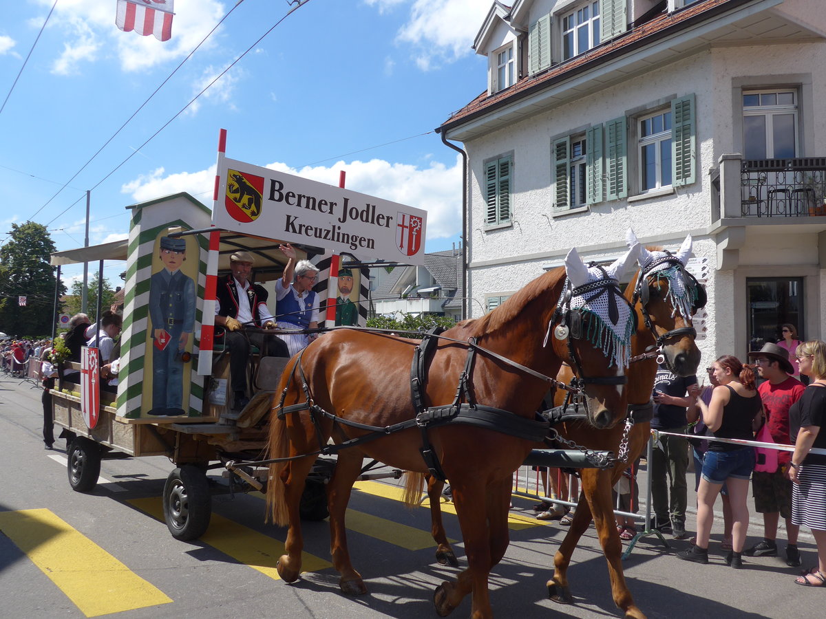 (206'758) - Die Berner Jodler aus Kreuzlingen am 23. Juni 2019 am Jodlerfest-Umzug in Winterthur