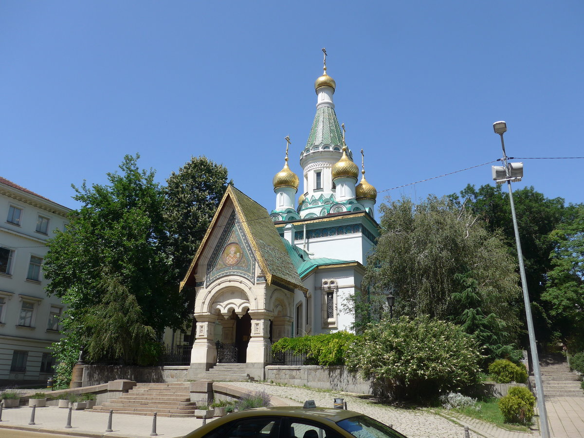 (206'967) - Russische Kirche Sweti Nikolaj am 2. Juli 2019 in Sofia
