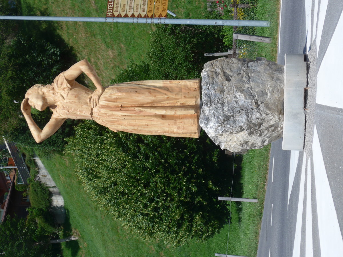 (207'925) - Vogellisi-Denkmal am 14. Juli 2019 in Adelboden, Oey