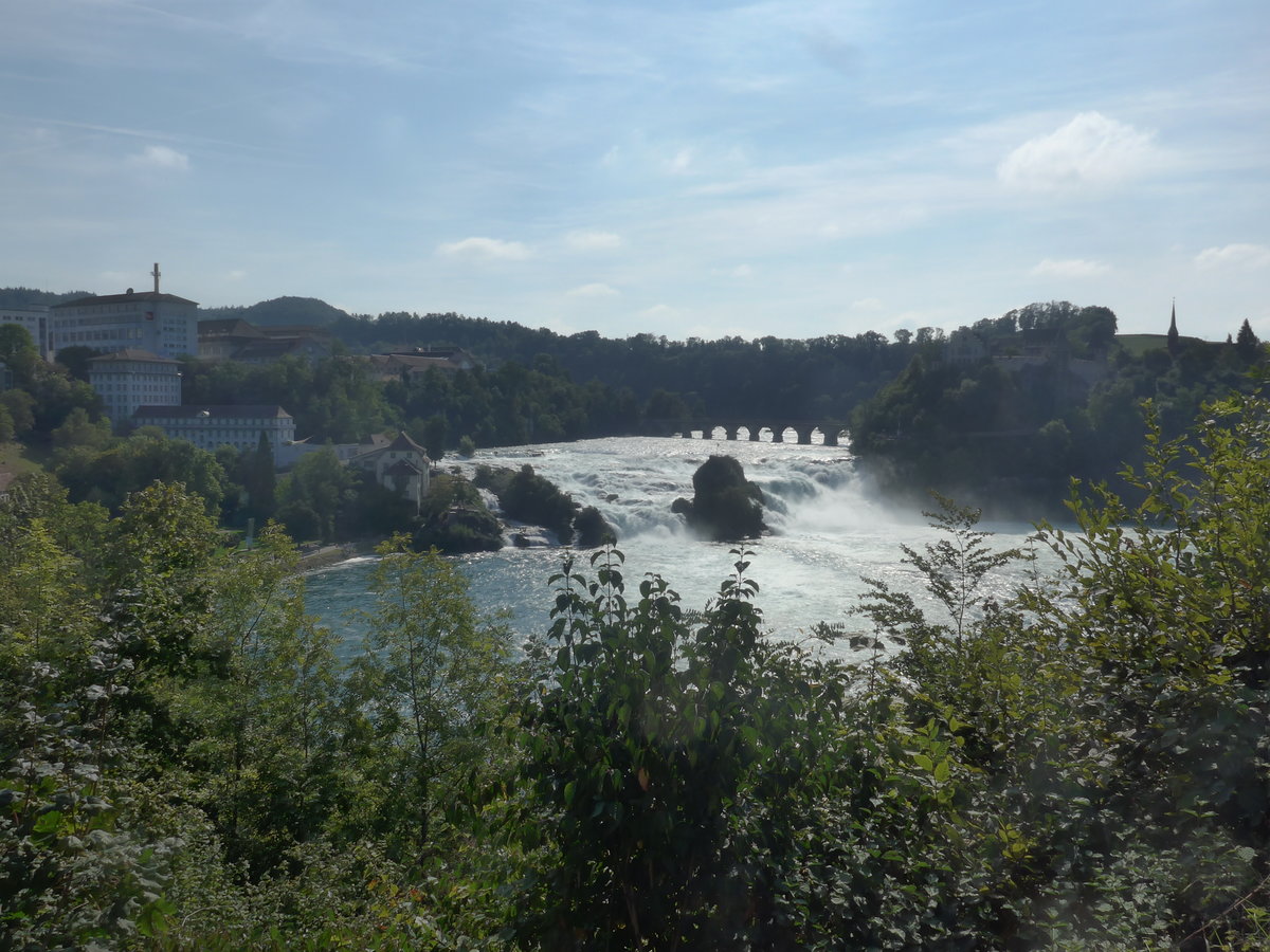 (209'571) - Der Rheinfall am 14. September 2019 bei Neuhausen