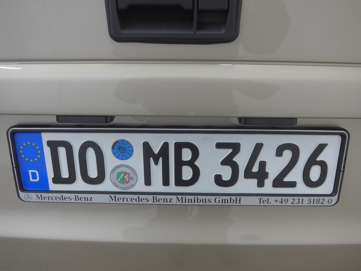 (210'818) - Autonummer aus Deutschland - DO-MB 3426 - am 8. November 2019