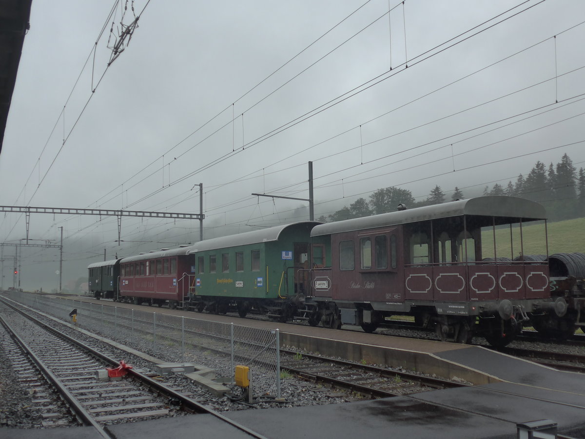(217'941) - EmmentalBahn Bistro Stbli am 14. Juni 2020 im Bahnhof Sumiswald-Grnen