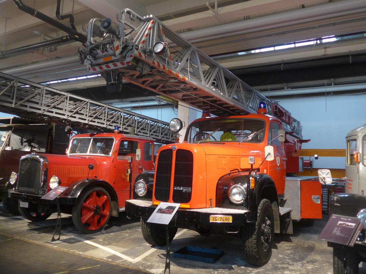 (221'178) - Feuerwehr, Herisau - Nr. 26/TG 2490 - Saurer am 24. September 2020 in Arbon, Saurermuseum