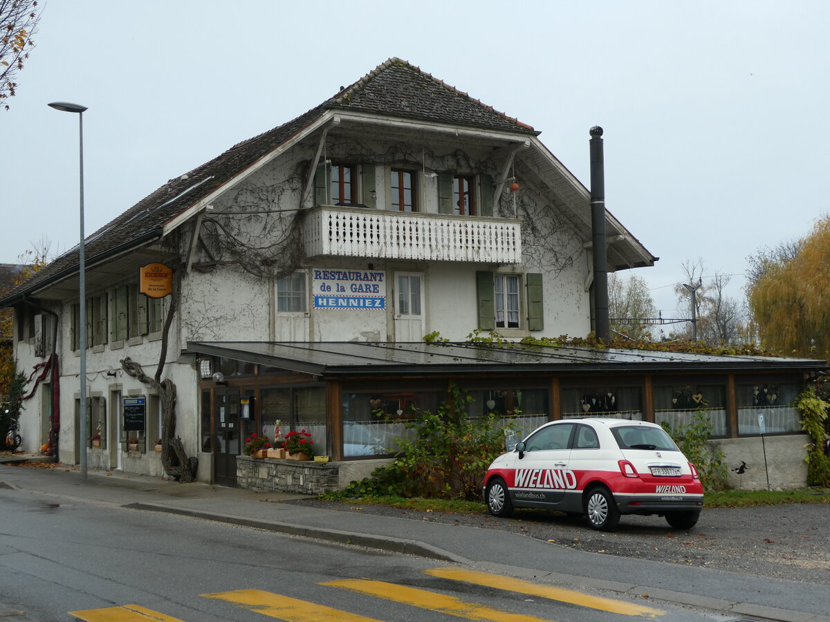 (230'739) - Restaurant de la Gare am 14. November 2021 in Faoug