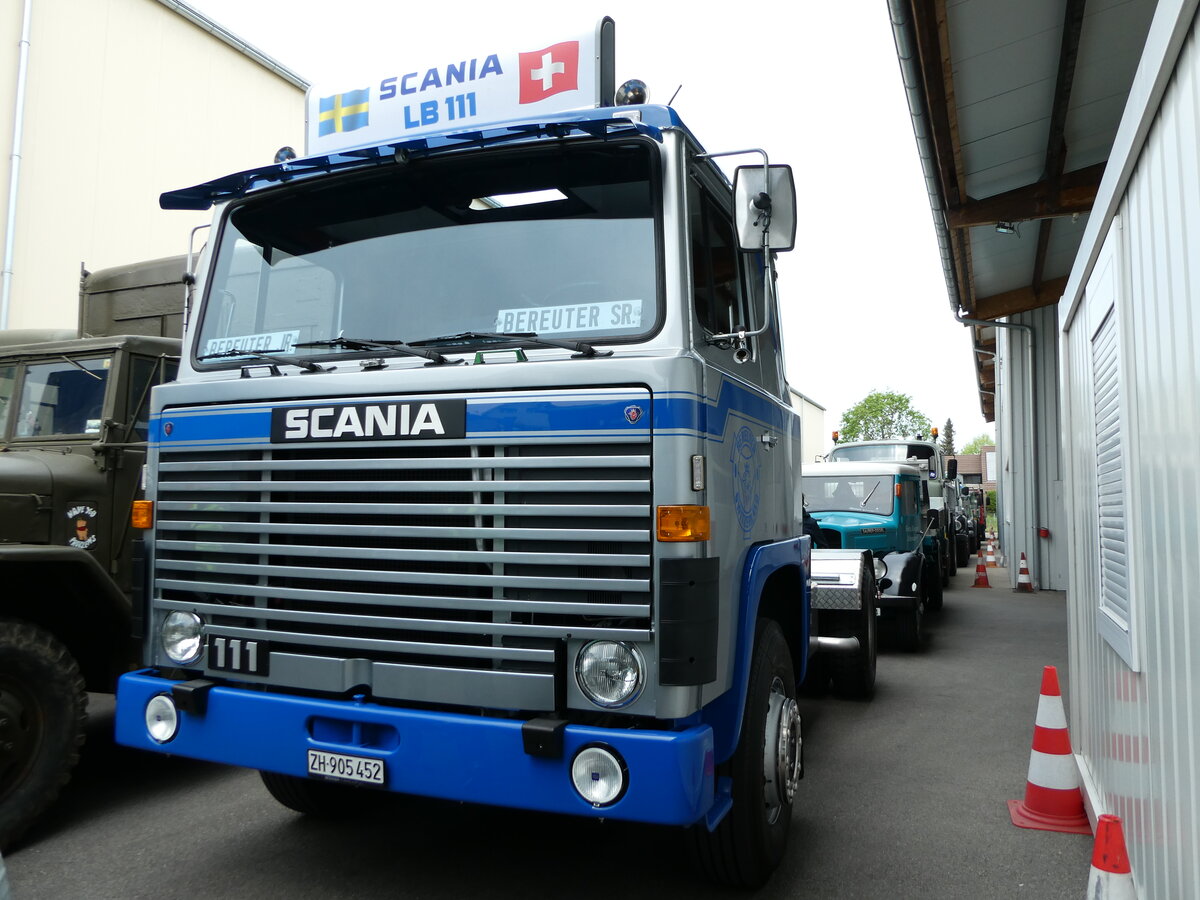 (235'319) - Bereuter, Volketswil - ZH 905'452 - Scania am 7. Mai 2022 in Attikon, Wegmller