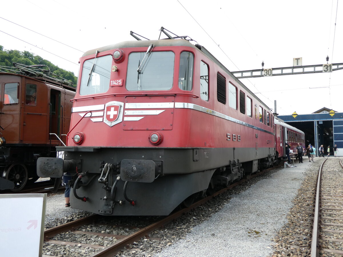 (236'159) - SBB-Lokomotive - Nr. 11'425 - am 22. Mai 2022 in Olten, Industriewerk