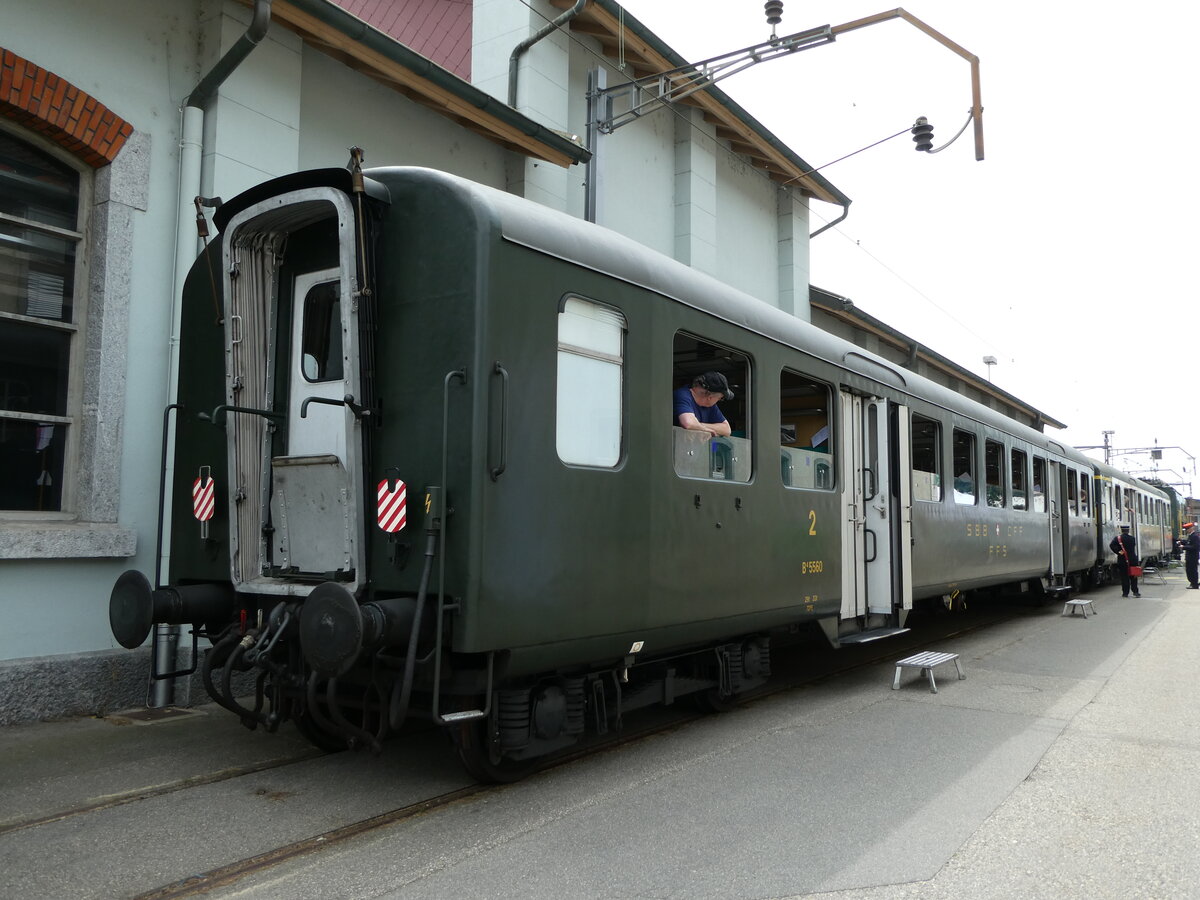 (236'170) - SBB-Personenwagen - Nr. 5560 - am 22. Mai 2022 in Olten, Industriewerk