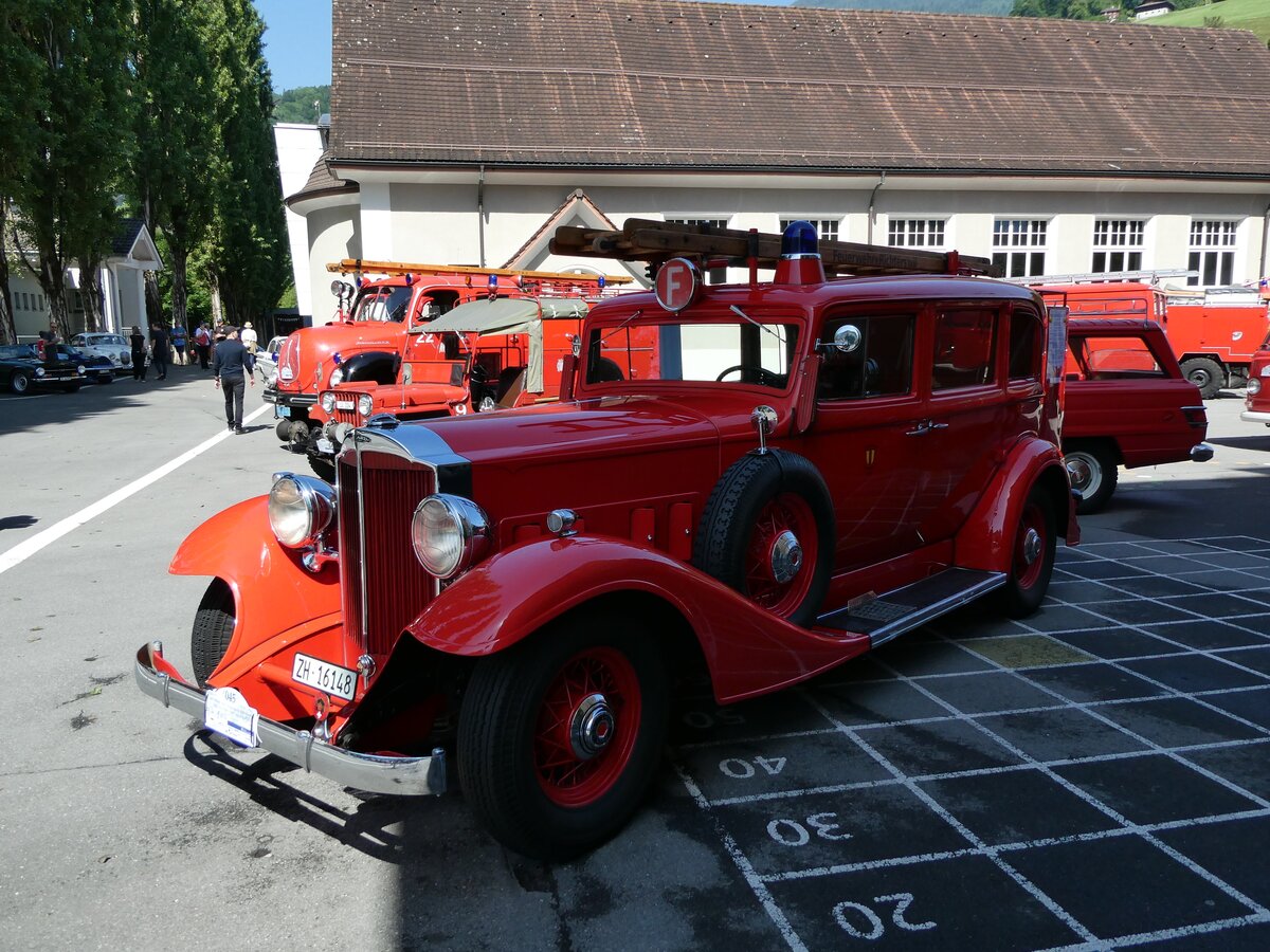 (236'593) - Feuerwehr, Richterswil - ZH 16'148 - Packard am 4. Juni 2022 in Sarnen, OiO 