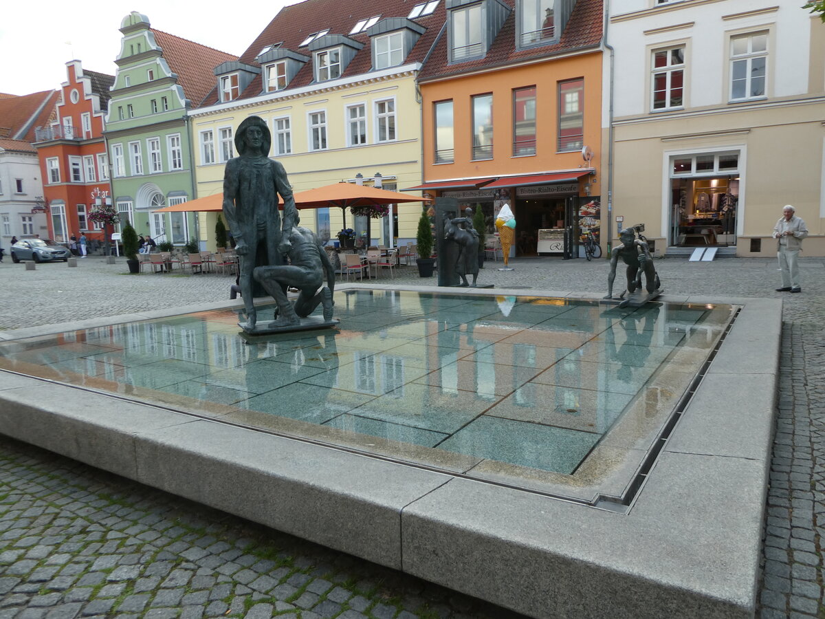 (254'603) - Brunnen am 1. September 2023 in Greifswald