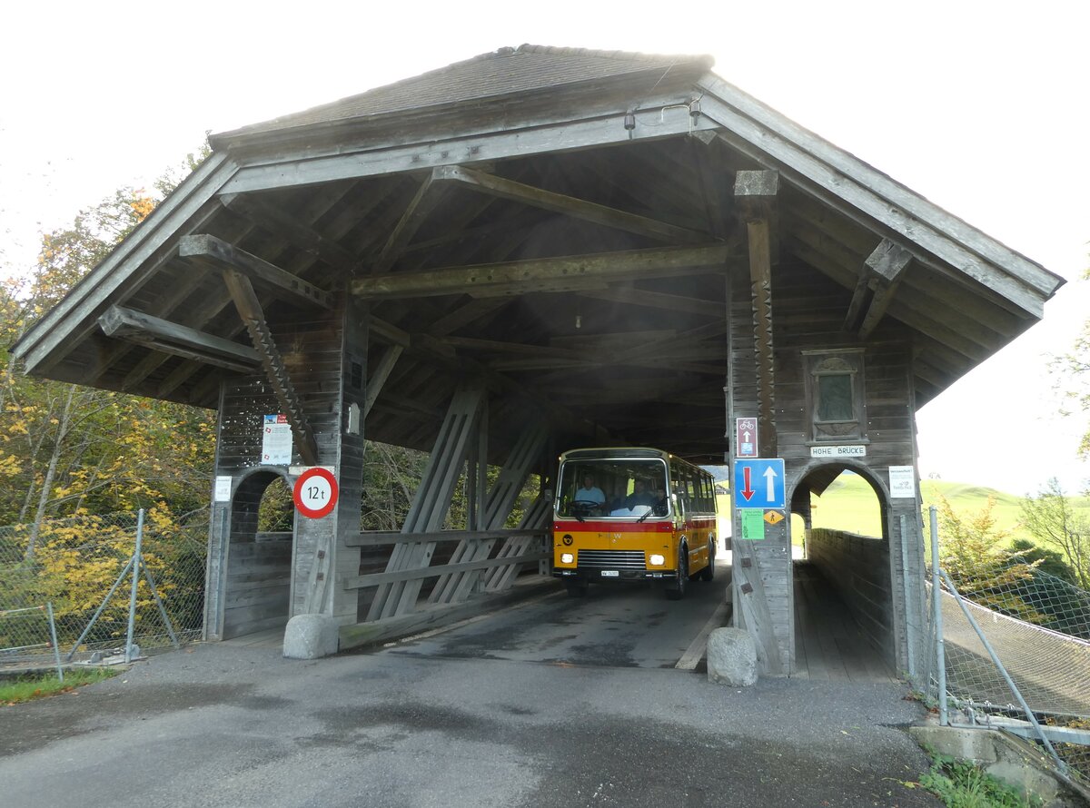 (256'505) - Hohe Brücke am 28. Oktober 2023 in Sachseln