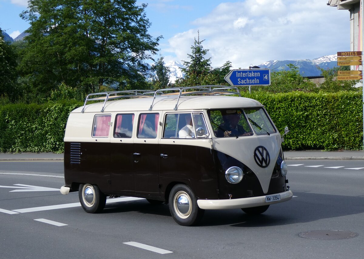 (262'488) - VW-Bus - NW 3354 - am 18. Mai 2024 in Sarnen, OiO