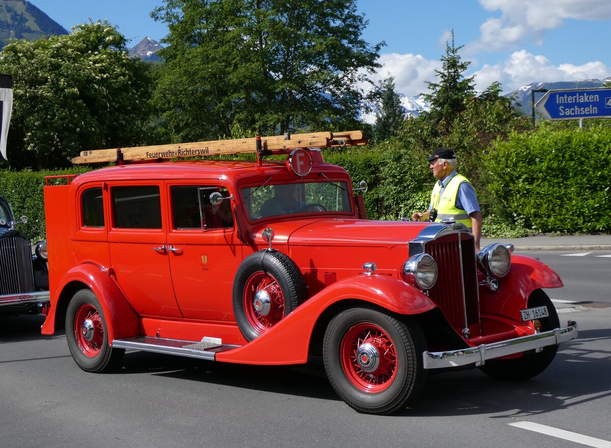 (262'559) - Feuerwehr, Richterswil - ZH 16'148 - Packard am 18. Mai 2024 in Sarnen, OiO