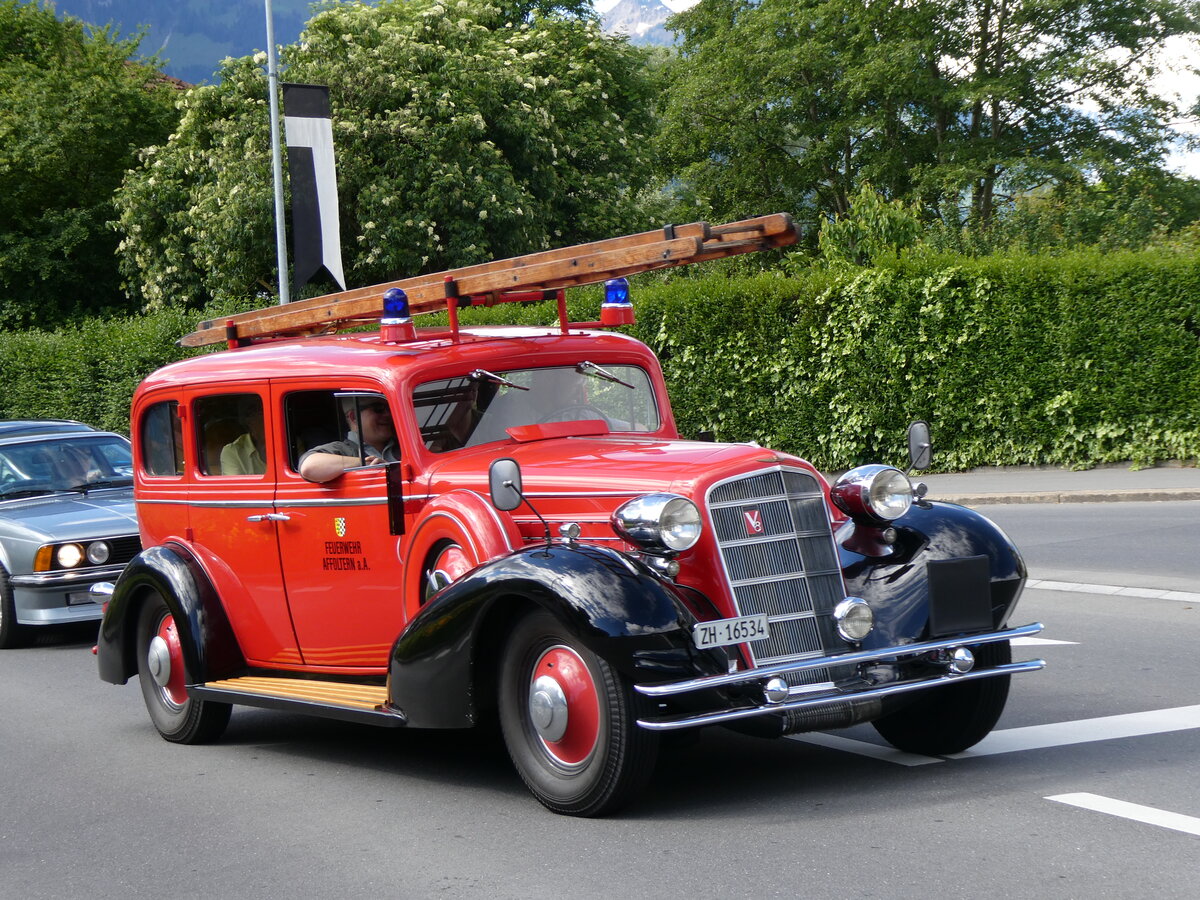 (262'592) - Feuerwehr, Affoltern a.A. - ZH 16'534 - Cadillac am 18. Mai 2024 in Sarnen, OiO