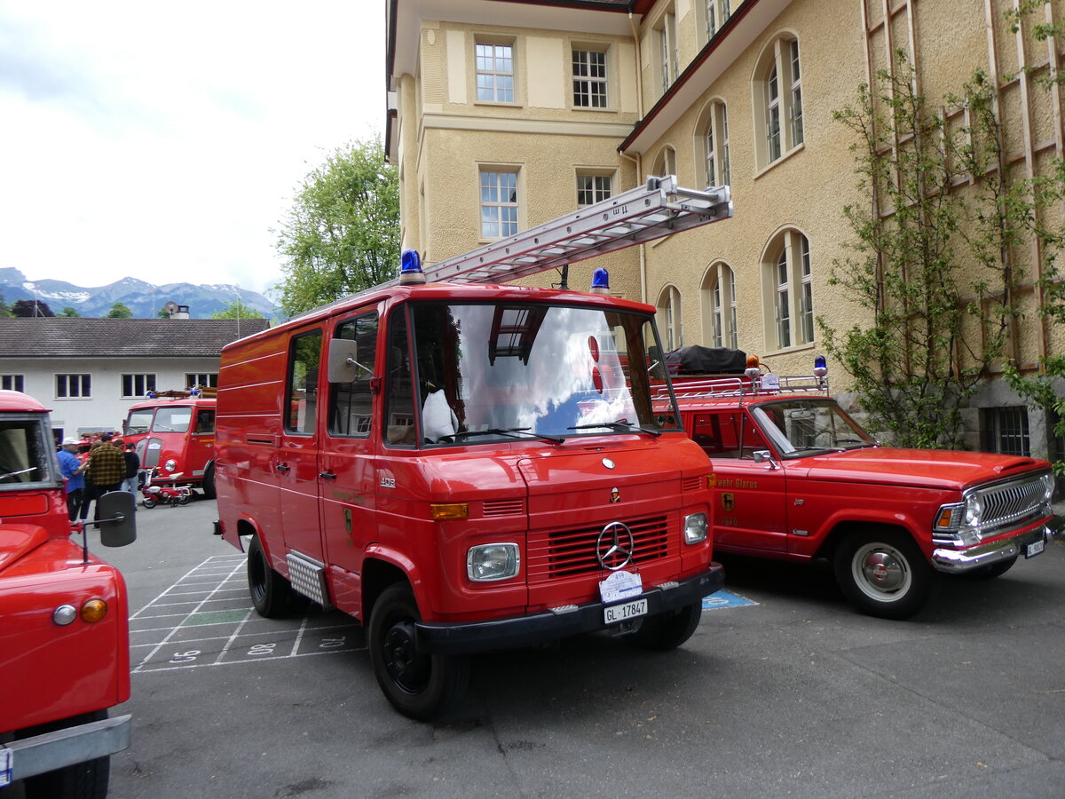 (262'692) - Feuerwehr, Glarus - GL 17'847 - Mercedes am 18. Mai 2024 in Sarnen, OiO