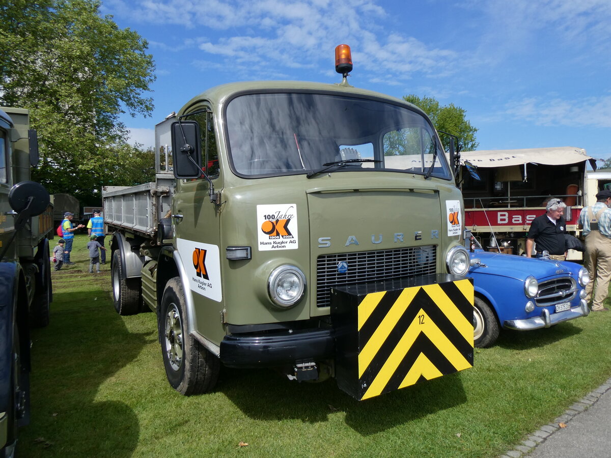 (262'938) - Kugler, Arbon - Nr. 3/TG 100'431 - Saurer am 25. Mai 2024 in Arbon, Arbon Classics