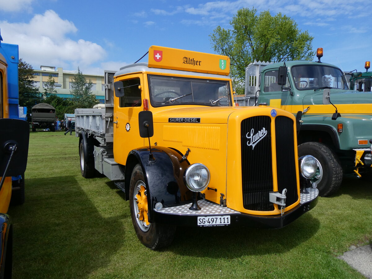 (262'941) - Alther - SG 497'111 - Saurer am 25. Mai 2024 in Arbon, Arbon Classics