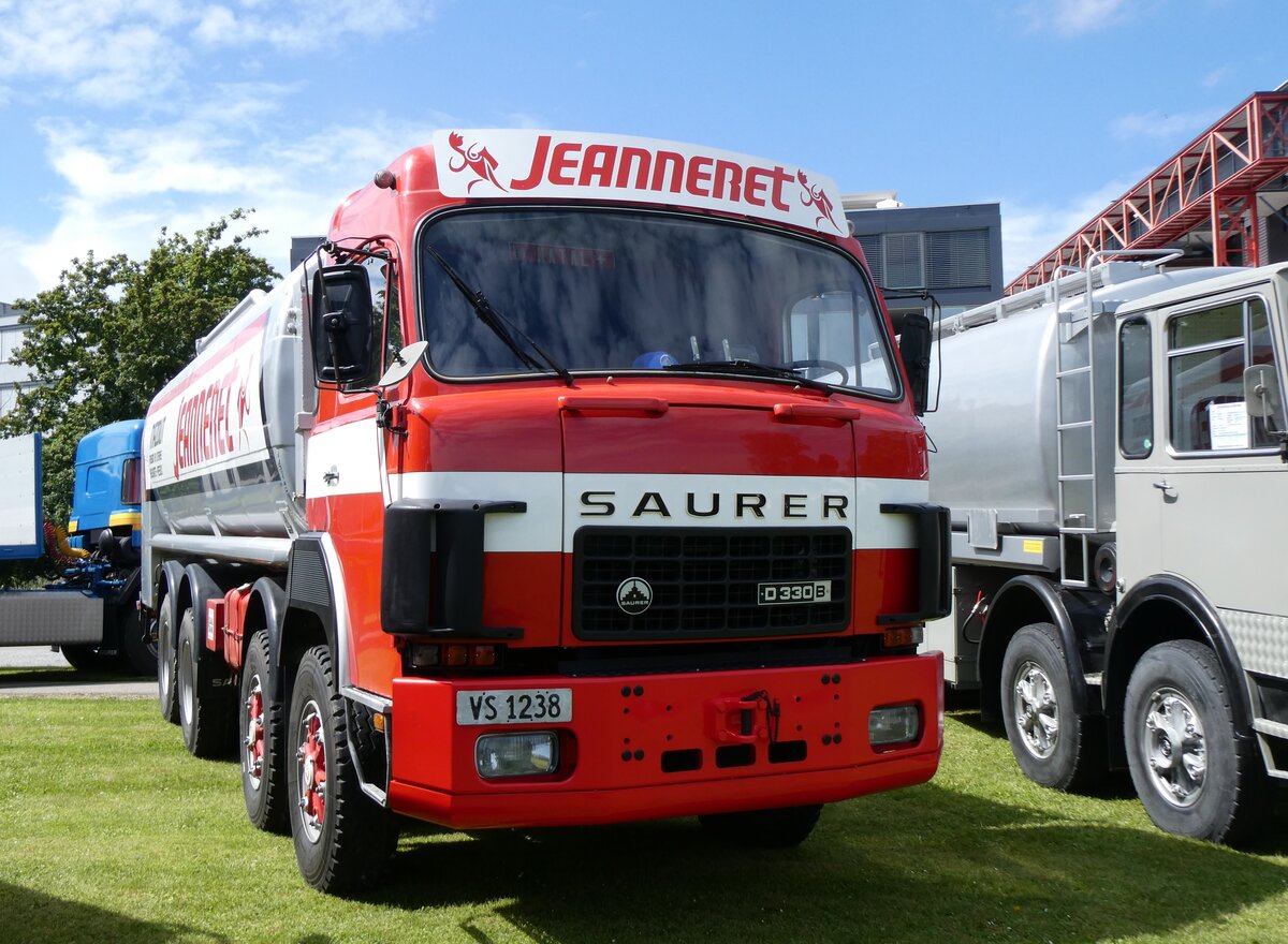 (262'974) - Jeanneret, Peseux - VS 1238 - Saurer am 25. Mai 2024 in Arbon, Arbon Classics