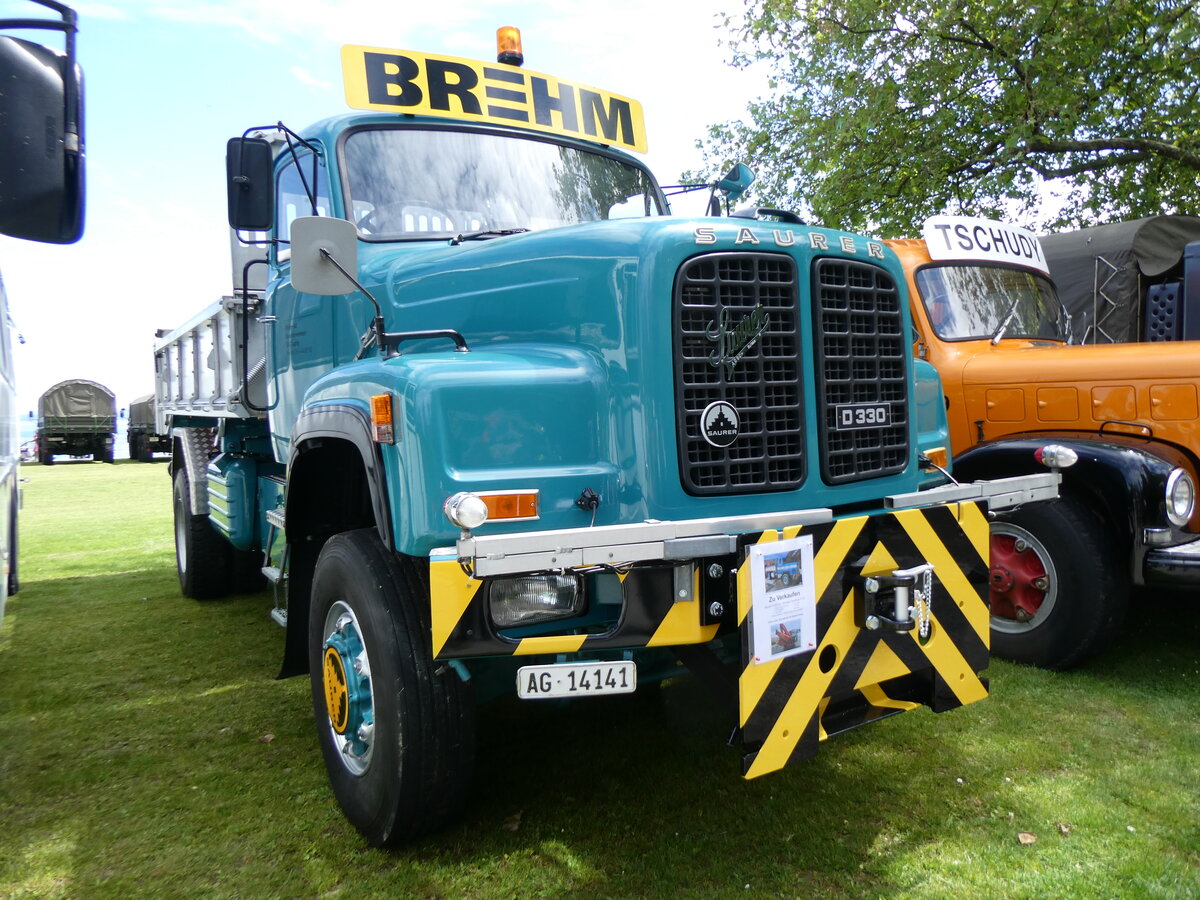 (263'104) - Brehm, Lupfig - AG 14'141 - Saurer am 25. Mai 2024 in Arbon, Arbon Classics