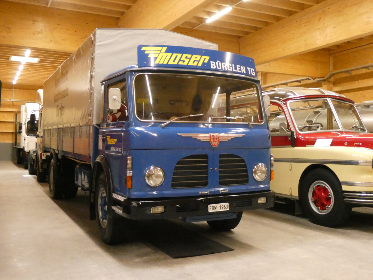 (263'892) - Moser, Brglen - FBW am 22. Juni 2024 in Nfels, FBW-Museum