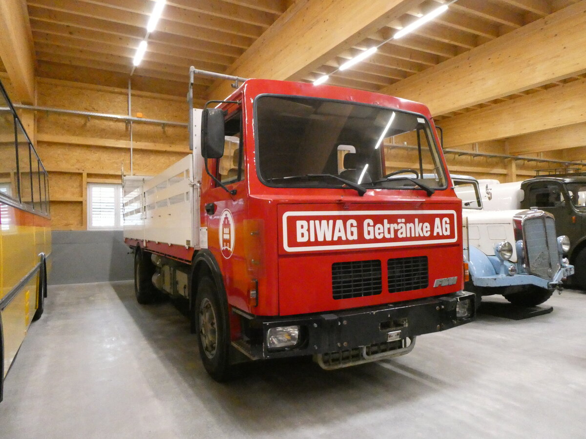 (263'902) - BIWAG, Uster - FBW am 22. Juni 2024 in Nfels, FBW-Museum