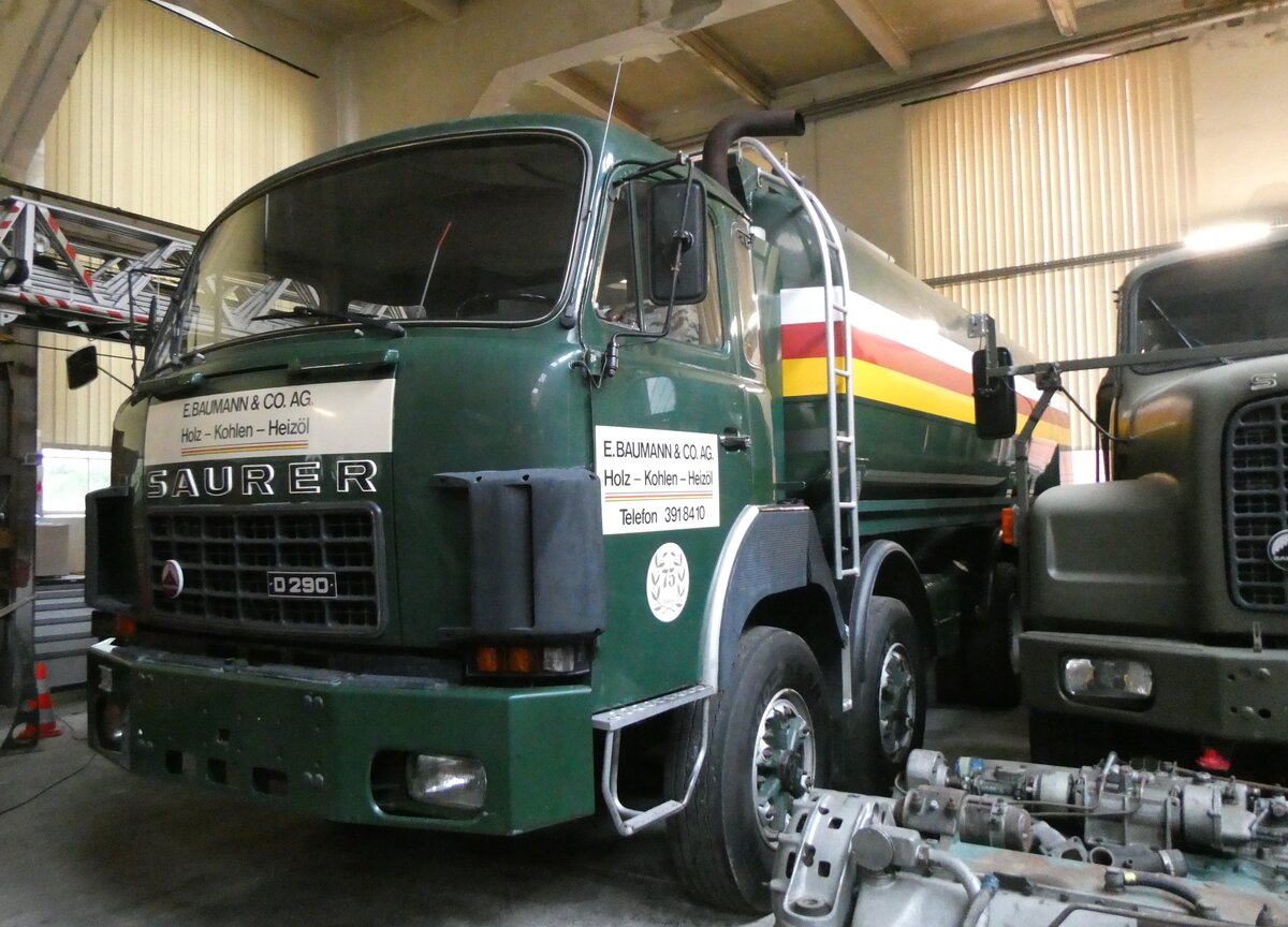 (264'050) - Baumann - Saurer am 27. Juni 2024 in Arbon, Saurermuseum Depot