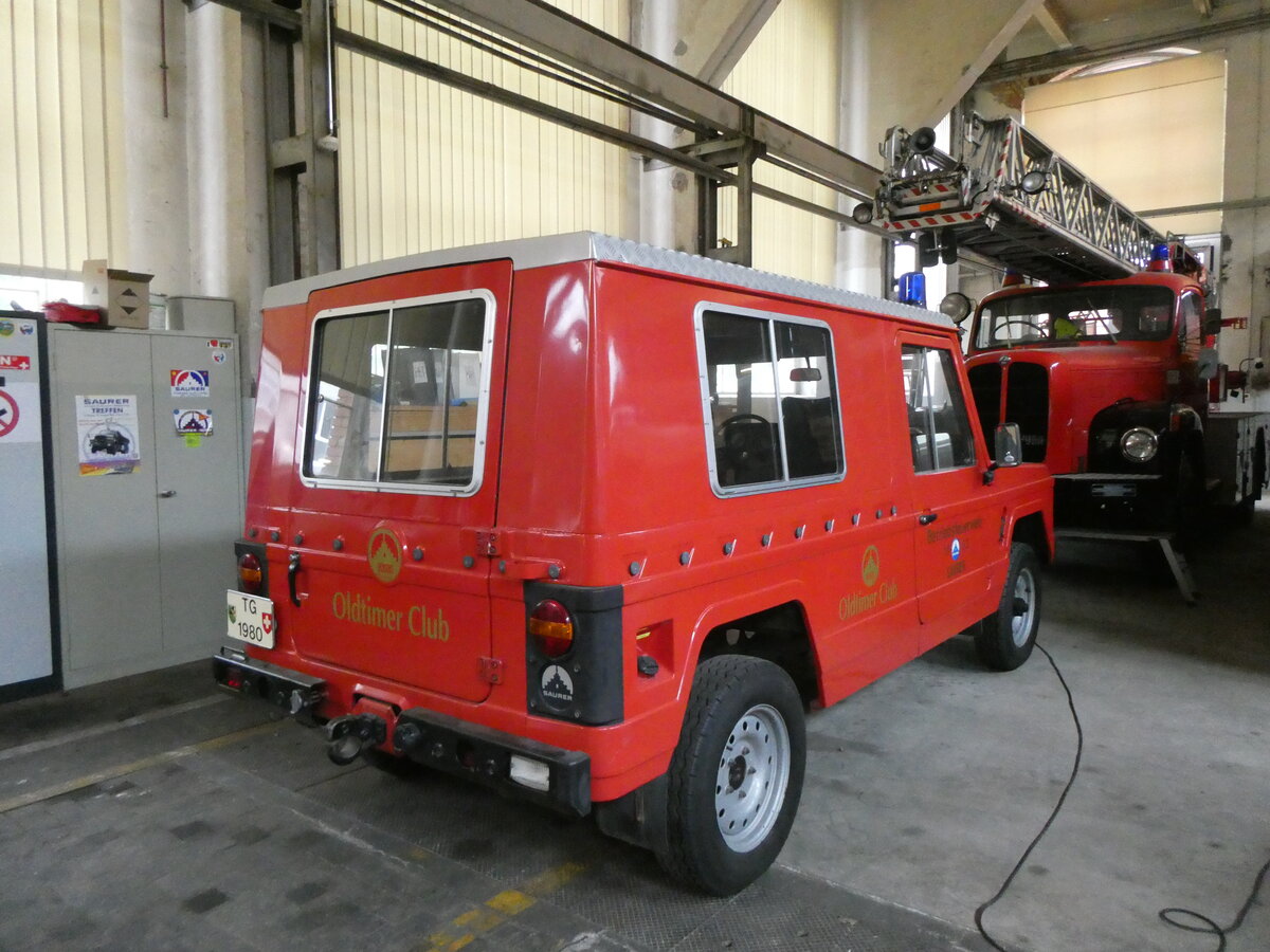 (264'052) - Betriebsfeuerwehr Saurer, Arbon - Saurer am 27. Juni 2024 in Arbon, Saurermuseum Depot